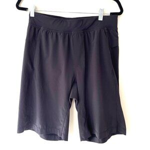 Lululemon Lineless Shorts Mens Size Medium Black Loose‎ Fit Pockets Athletic